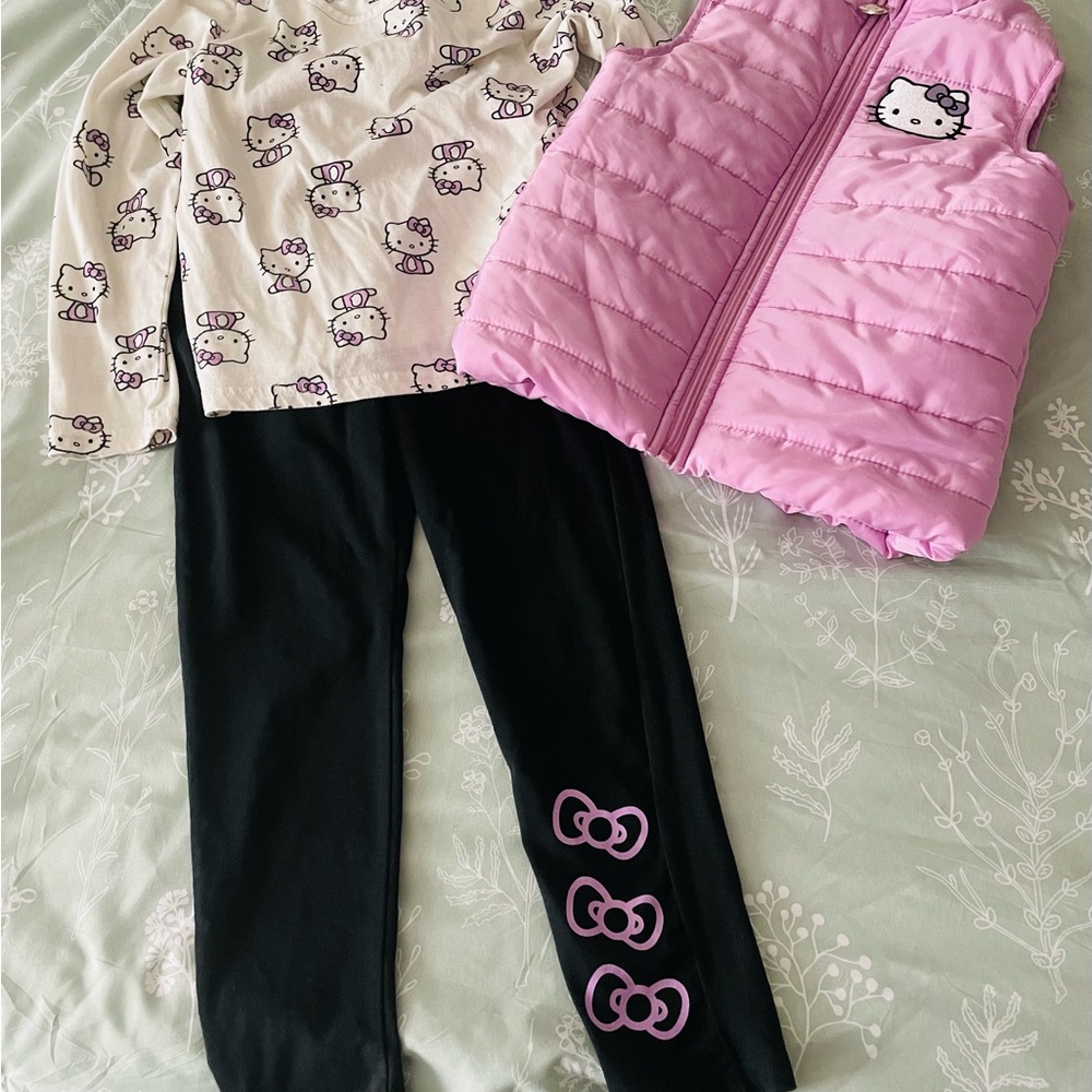 Hello Kitty Pink Vest and Outfit Set